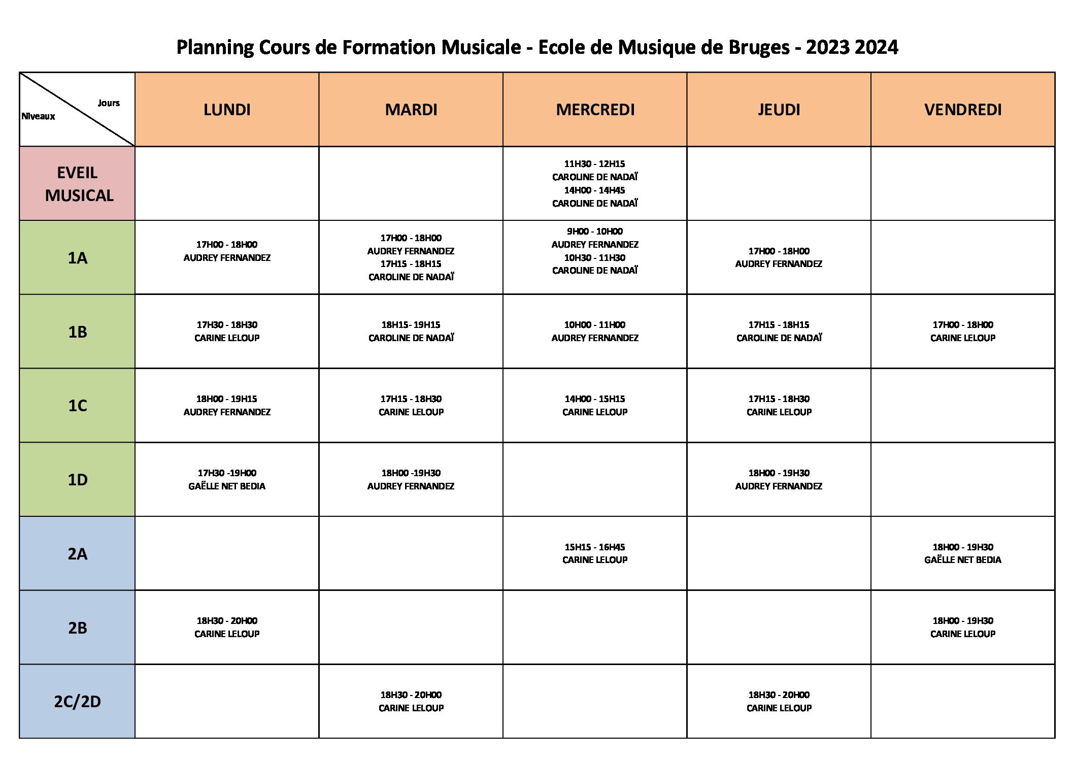 Planning cours de FM format A3 2023 2024